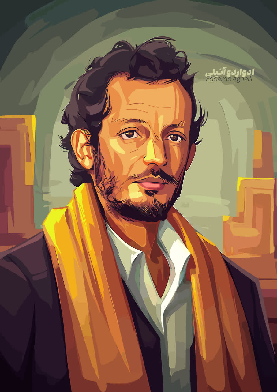 تصویرسازی چهره شهید ادواردو (مهدی) آنیلی